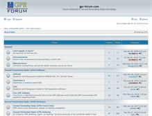 Tablet Screenshot of gpr-forum.com